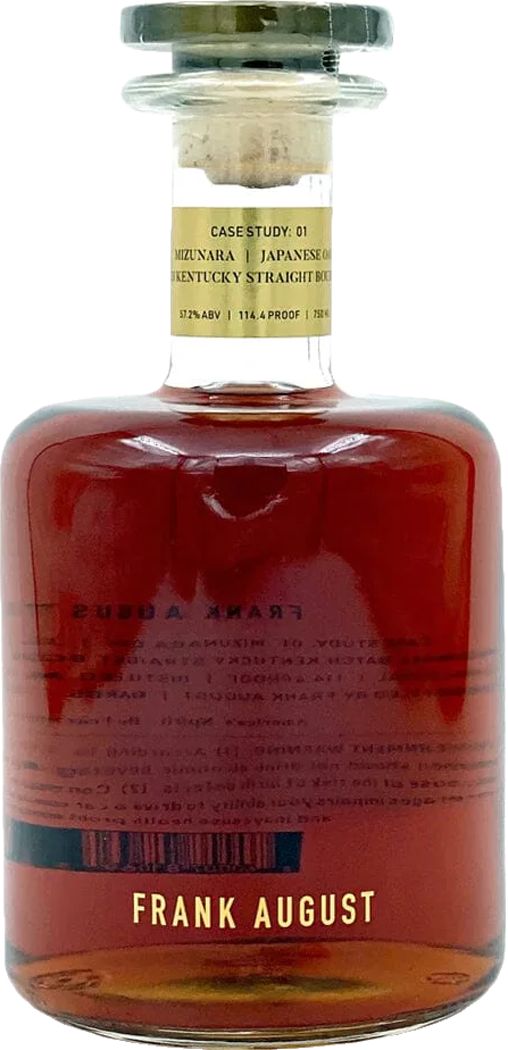 Frank August 'Case Study 01' Mizunara Japanese Oak Cask Small Batch Straight Bourbon