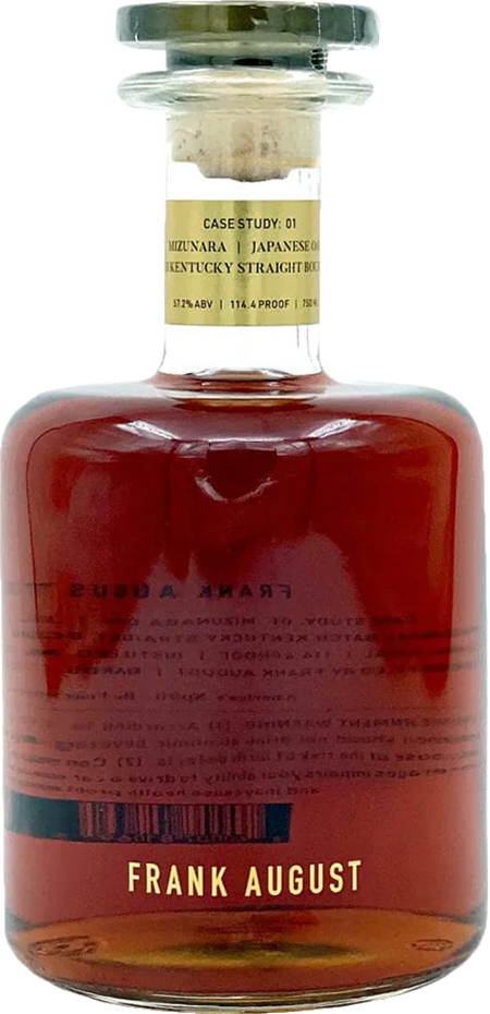 Frank August 'Case Study 01' Mizunara Japanese Oak Cask Small Batch Straight Bourbon