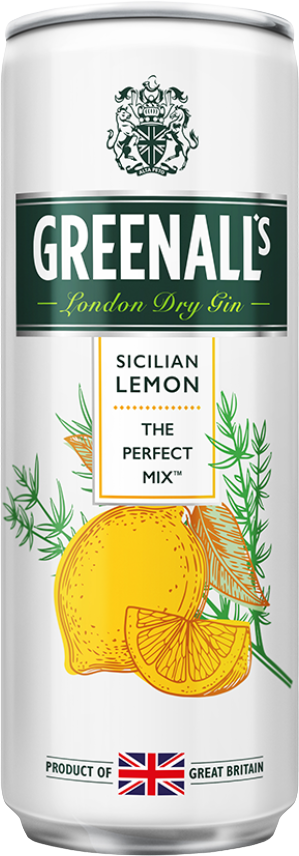 G&J Greenall's Sicilian Lemon Gin Cocktail