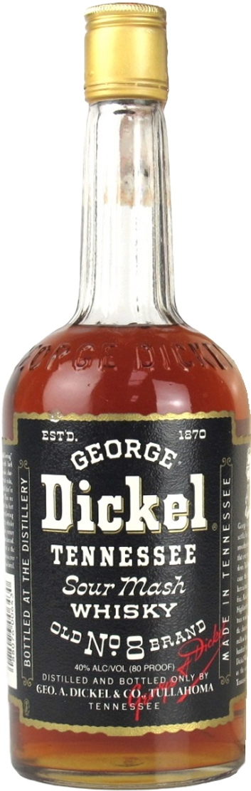 George Dickel Old No. 8 Brand Sour Mash Tennessee Whisky