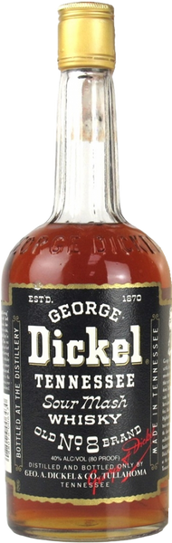 e Dickel SOUR MASH ウイスキー ボトル George-Dickel-Old-No.-8-Brand-