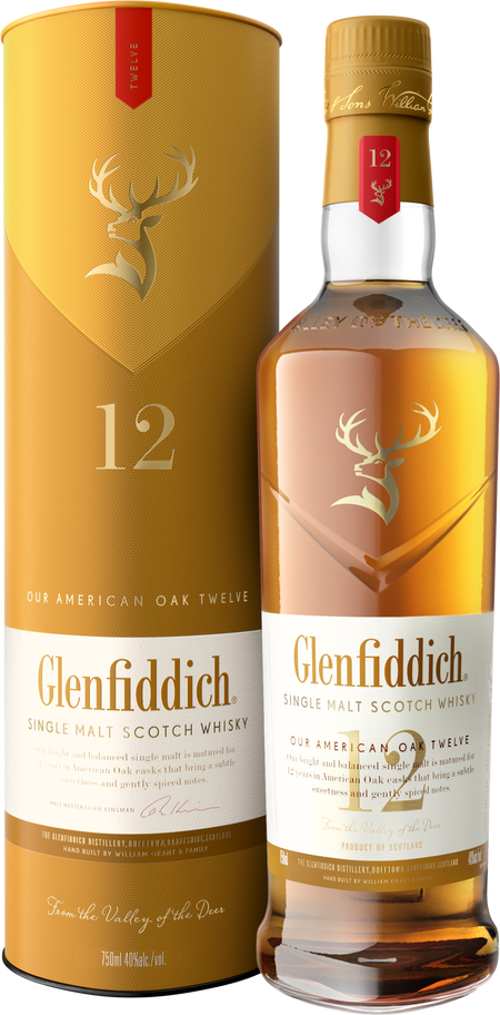 Glenfiddich American Oak 12 Year Old Single Malt Scotch Whisky