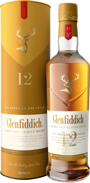Glenfiddich American Oak 12 Year Old Single Malt Scotch Whisky