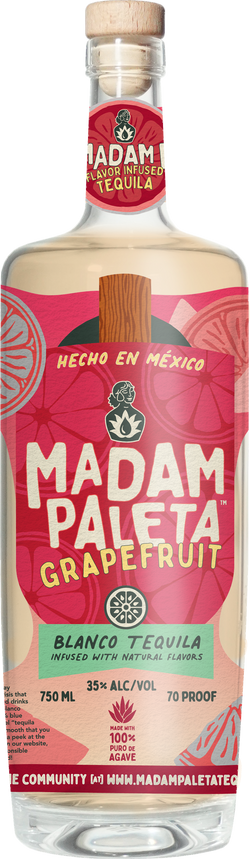 Madam Paleta Grapefruit Infused Blanco Tequila