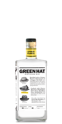 Green Hat Citrus Floral Distilled Gin