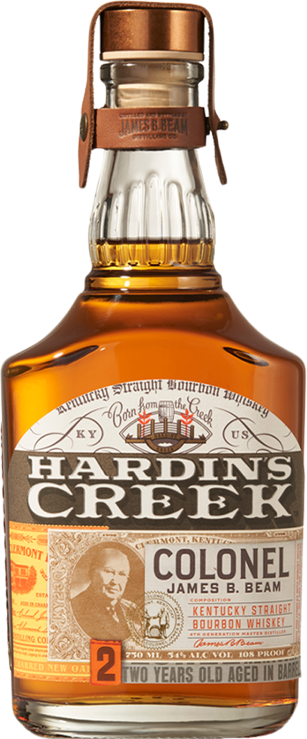 Hardin's Creek Colonel James B. Beam 2 Year Old Kentucky Straight Bourbon Whiskey