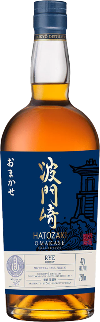 Hatozaki Omakase Collection Mizunara Cask Finish Rye Whisky
