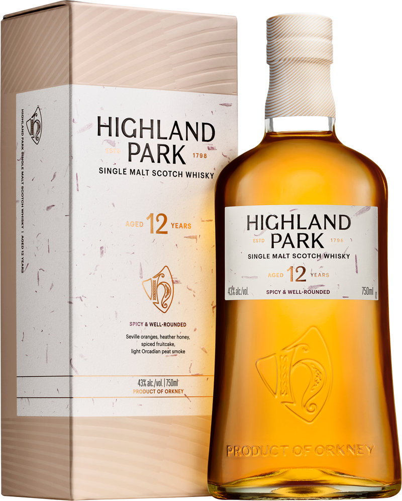 Highland Park 12 Year Old Single Malt Scotch Whisky » Buy Online