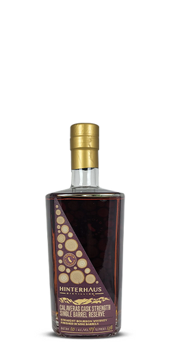 Hinterhaus Calaveras Cask Strength Single Barrel Reserve Bourbon Whiskey