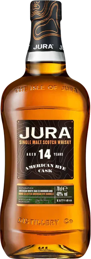 Isle of Jura Distillery 14 Year Old American Rye Cask Single Malt Scotch Whisky