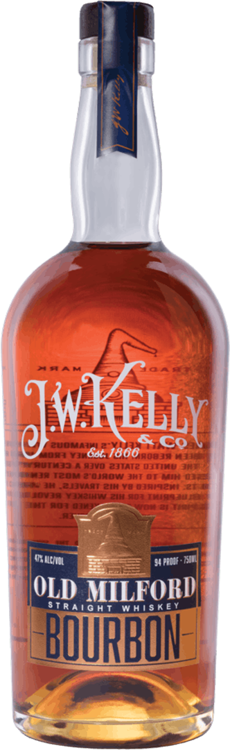 J. W. Kelly & Co. 'Old Milford' Straight Bourbon Whiskey