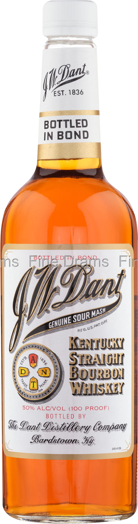 J.W. Dant Bottled in Bond Kentucky Straight Bourbon Whiskey (1.75L)
