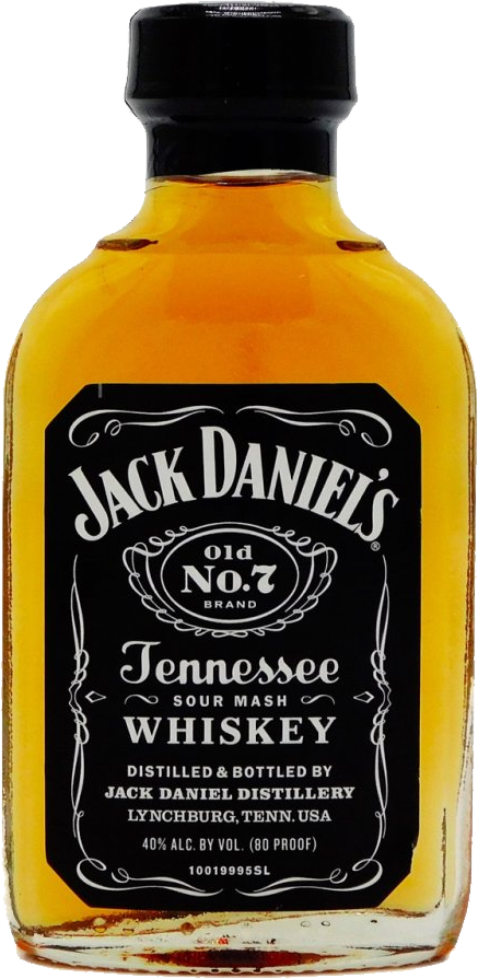 Jack Daniel's Black Label Old No.7 Brand Sour Mash Whiskey (100mL)