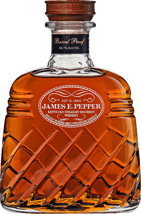 James E. Pepper Decanter Barrel Proof Straight Bourbon Whiskey