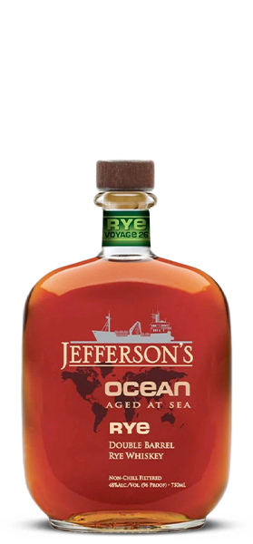 Jefferson's Ocean Aged at Sea Double Barrel Voyage 26 Rye Whiskey