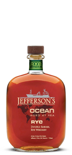 Jefferson's Ocean Aged at Sea Double Barrel Voyage 26 Rye Whiskey