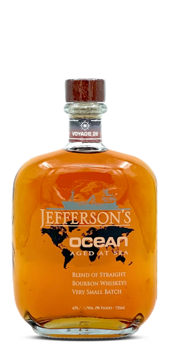 Jefferson's Ocean Aged at Sea Voyage 28 Bourbon Whiskey