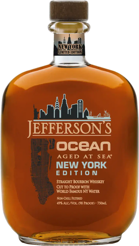 Jefferson's 'Ocean' Aged at Sea New York Edition Straight Bourbon Whiskey