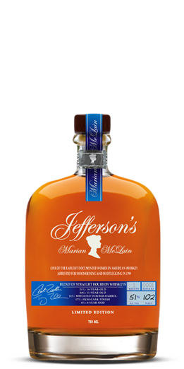 Jefferson's Marian McLain Blended Bourbon Whiskey