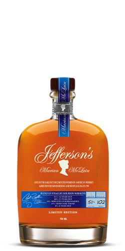 Jefferson's Marian McLain Blended Bourbon Whiskey