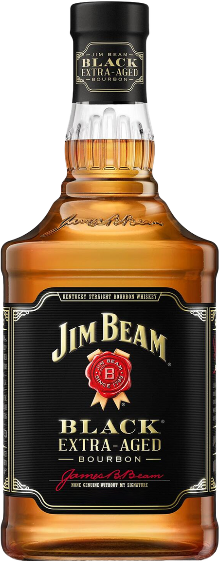 Jim Beam Black Extra Aged Old Kentucky Straight Bourbon Whiskey (1L)