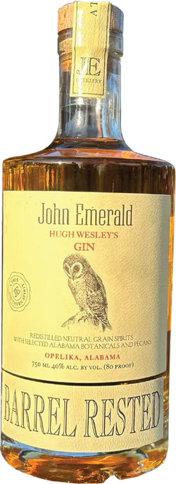 John Emerald Hugh Wesley's Barrel Rested Gin