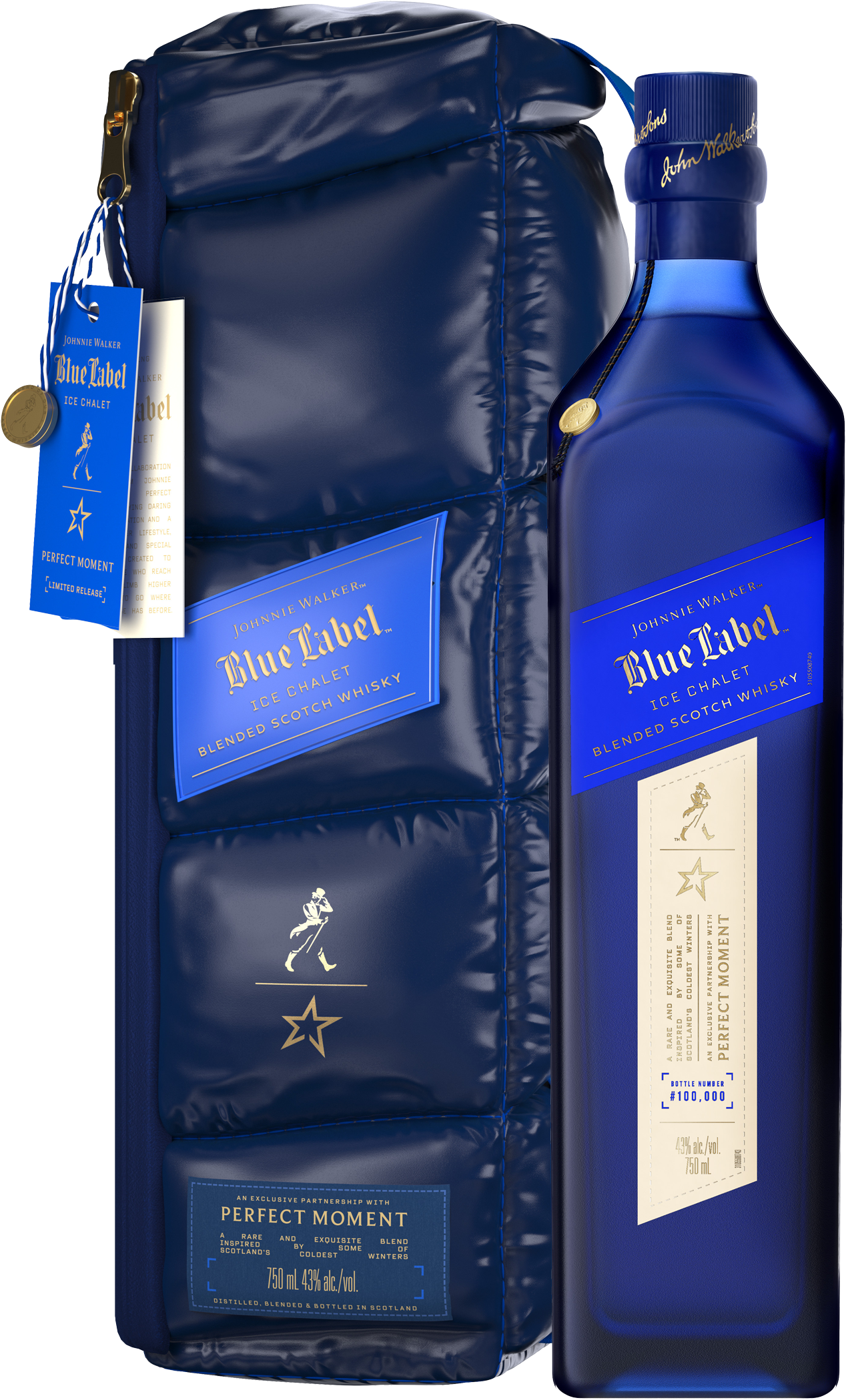 Johnnie Walker Blue Label Ice Chalet Limited Edition Blended Scotch Whisky