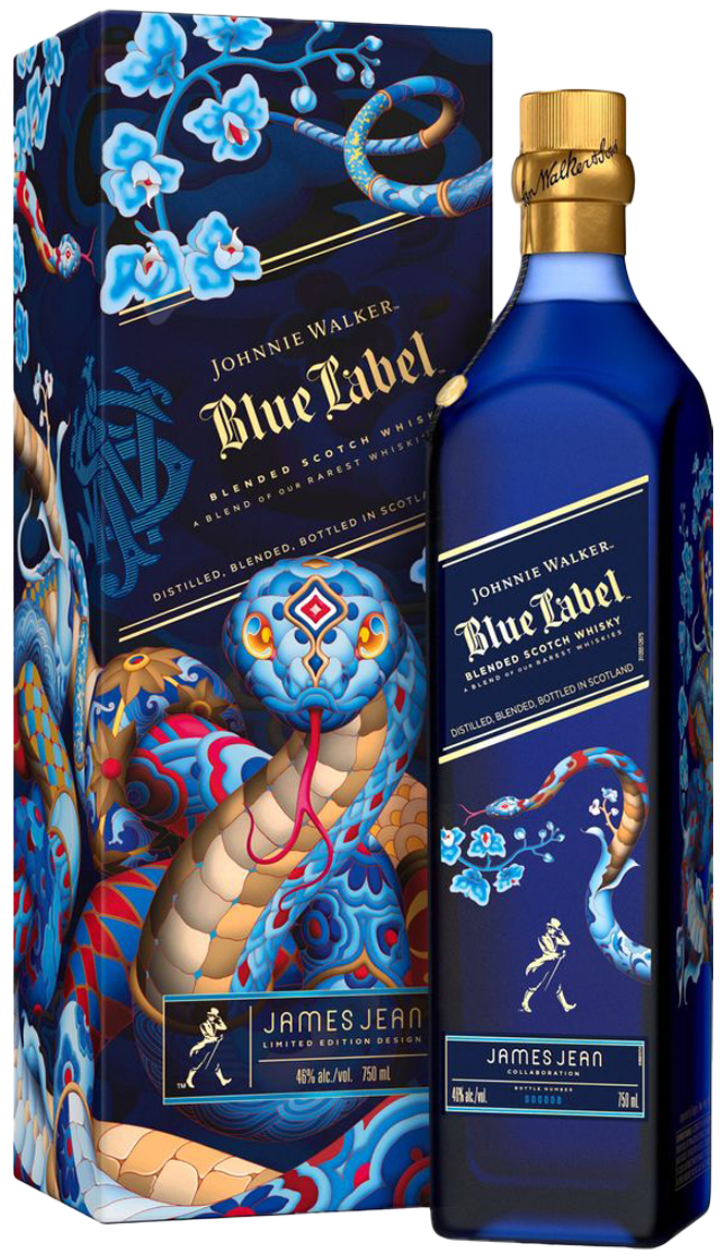 Johnnie Walker Blue Label Year of The Snake 2025 Edition Blended Scotch Whisky