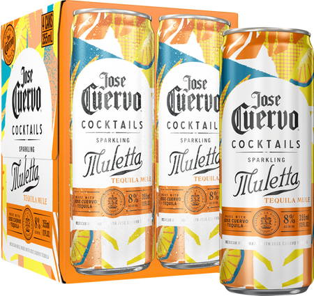 Jose Cuervo 'Muletta' Sparkling Tequila Mule Cocktail (354mL)