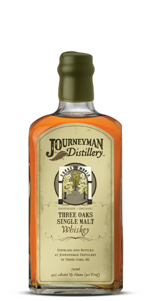 Journeyman Three Oaks Single Malt Whiskey