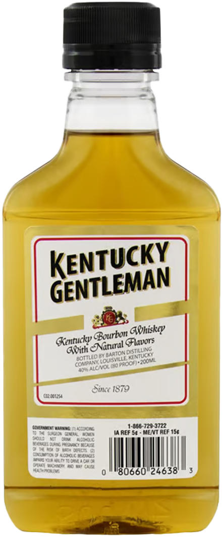 Kentucky Gentleman Bourbon Whiskey (375mL)
