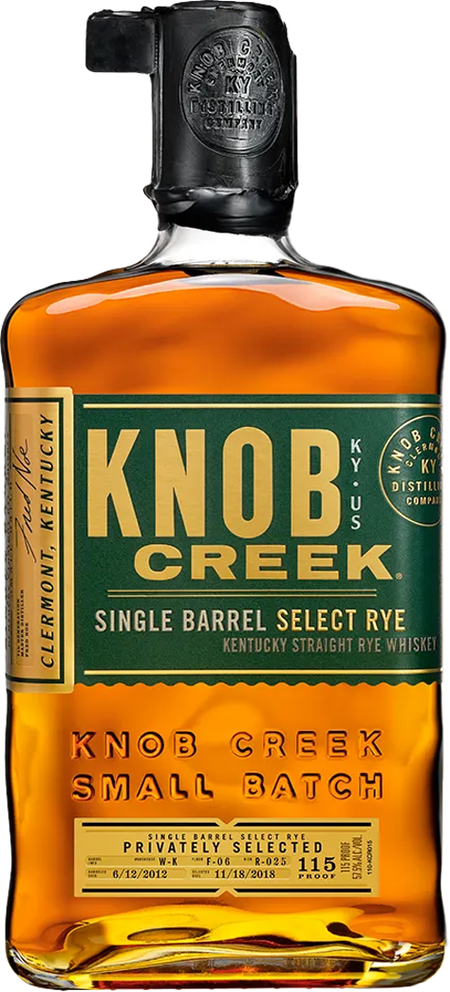 Knob Creek Single Barrel Select Straight Rye Whiskey