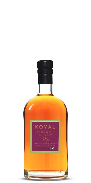 Koval Single Barrel Amurana Barrel Finished Rye Whiskey