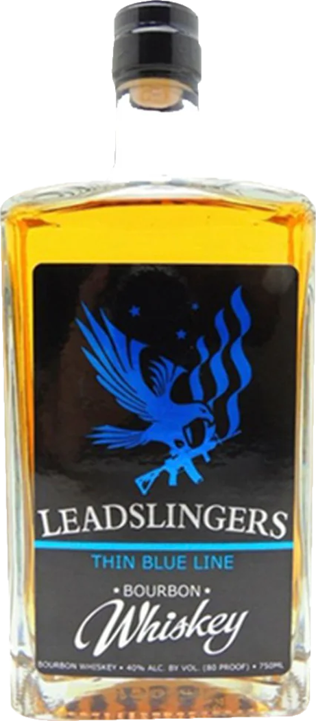 Leadslingers 'Thin Blue Line' Bourbon Whiskey