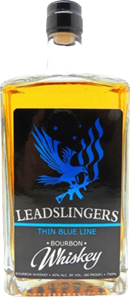 Leadslingers 'Thin Blue Line' Bourbon Whiskey