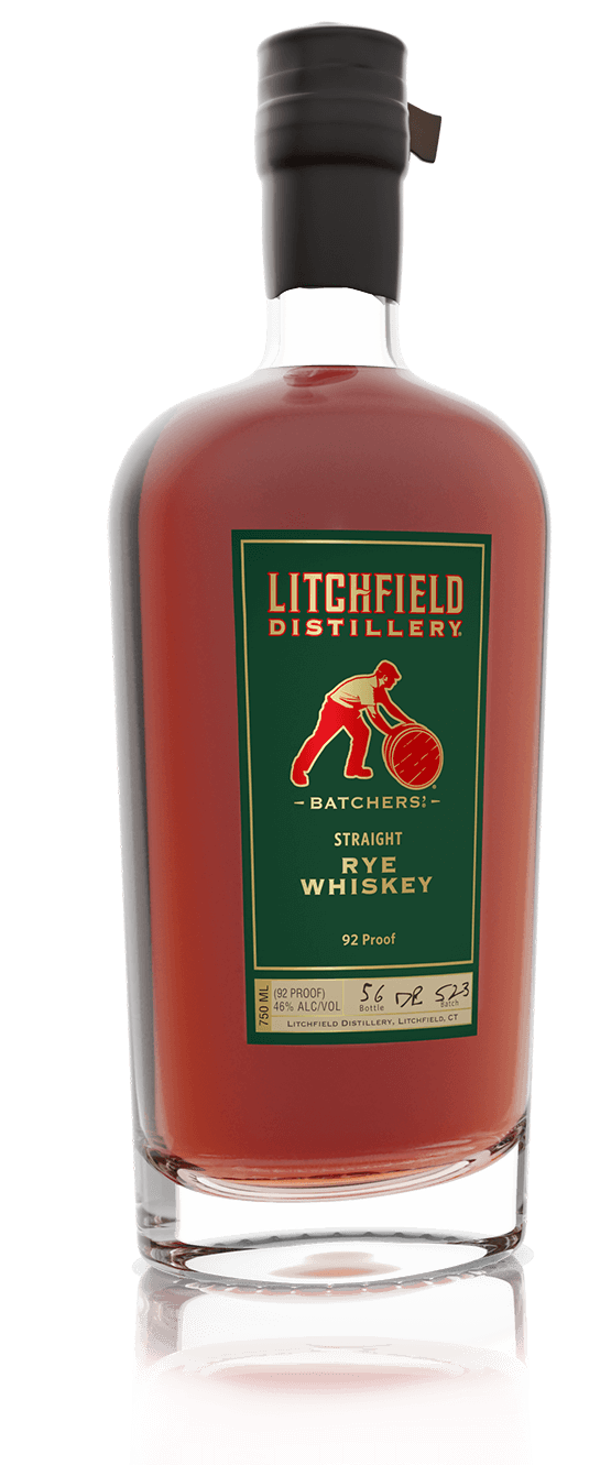 Litchfield Distillery Batchers' Straight Rye Whiskeyのボトル画像