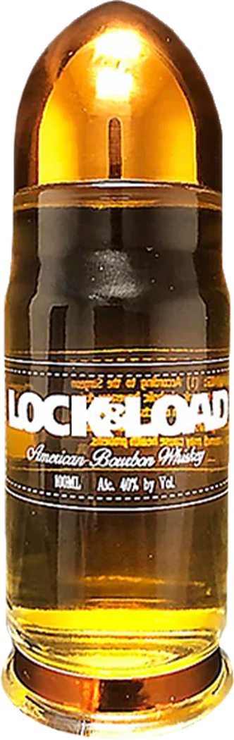 Lock & Load Bullet American Bourbon Whiskey (100mL)