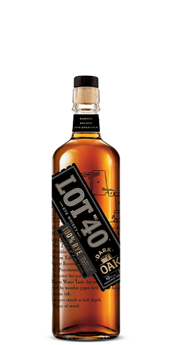 Lot No. 40 Dark Oak 100% Rye Whisky