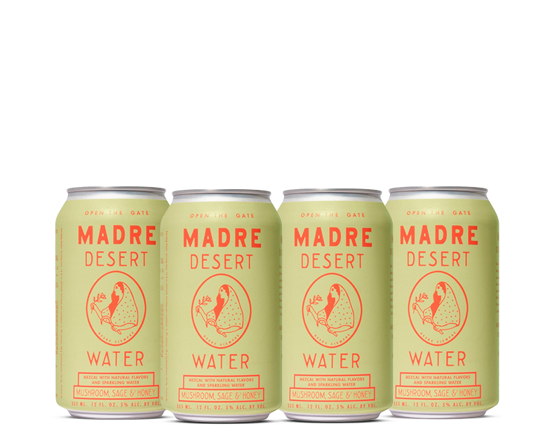 Madre Desert Water Mushroom, Sage & Honey (4-Pack)