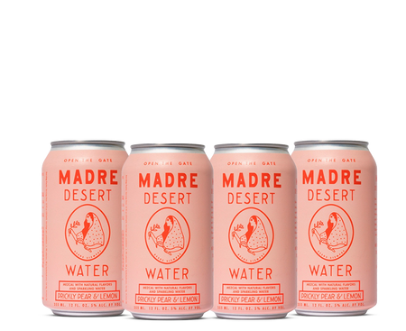 Madre Desert Water Prickly Pear & Lemon 4-Pack (1.42L)