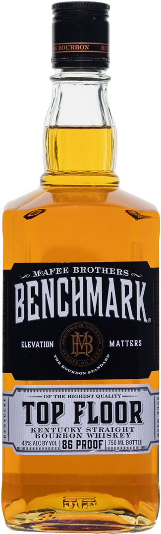 McAfee's Benchmark Top Floor Elevation Matters Kentucky Straight Bourbon Whiskey