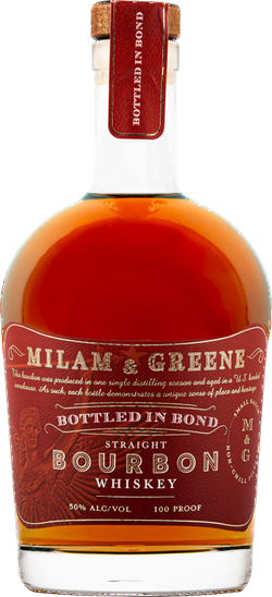 Milam & Greene Bottled In Bond Straight Bourbon Whiskey