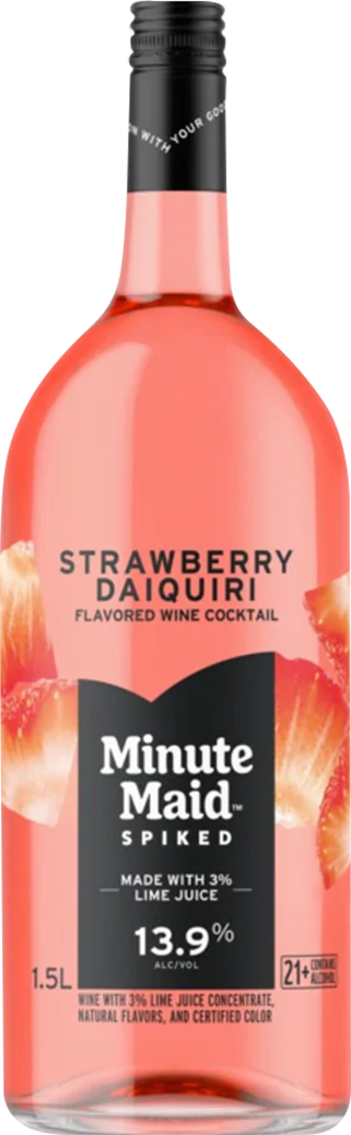 Minute Maid Spiked Strawberry Daiquiri Flavored Wine Cocktail