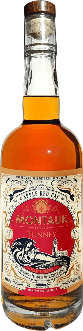 Montauk Distilling Co. 'Tunney' Apple Red Cap Flavored Bourbon Whiskey