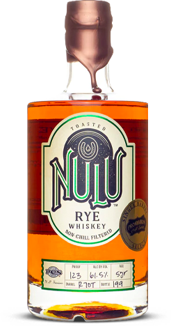 NULU Toasted Single Barrel Rye Whiskey