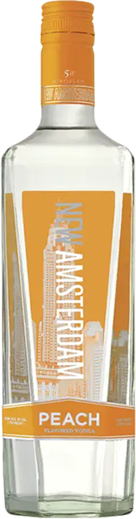 New Amsterdam Peach Flavoured Vodka (50mL)