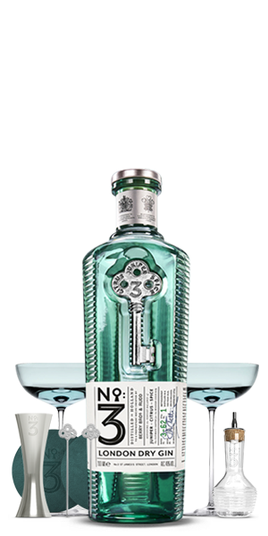 No. 3 London Dry Gin x Globetrotter Set