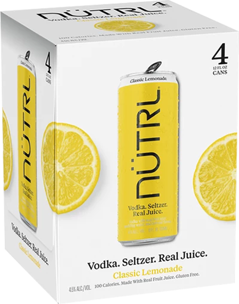 Nutrl Classic Lemonade Vodka Seltzer