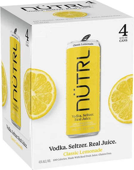 Nutrl Classic Lemonade Vodka Seltzer