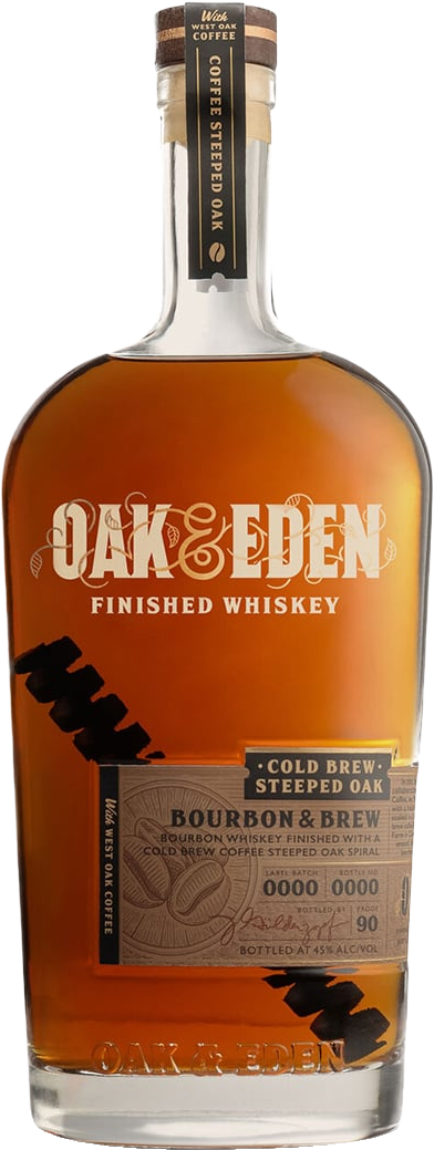 Oak & Eden 'Bourbon & Brew' Coffee Steeped Oak Bourbon Whiskey